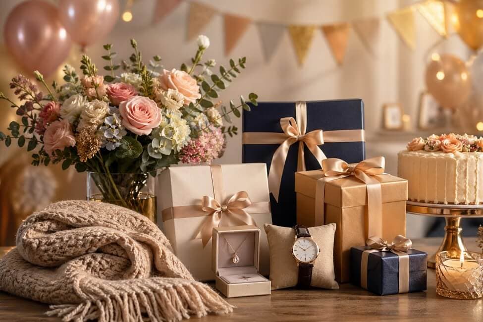 Wool blankets and natural throws for milestone birthday gifts